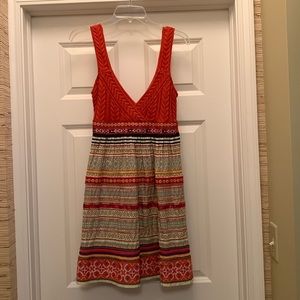 VINTAGE Free People Jumper- tons of embroidery and embellishments-V neck sweater